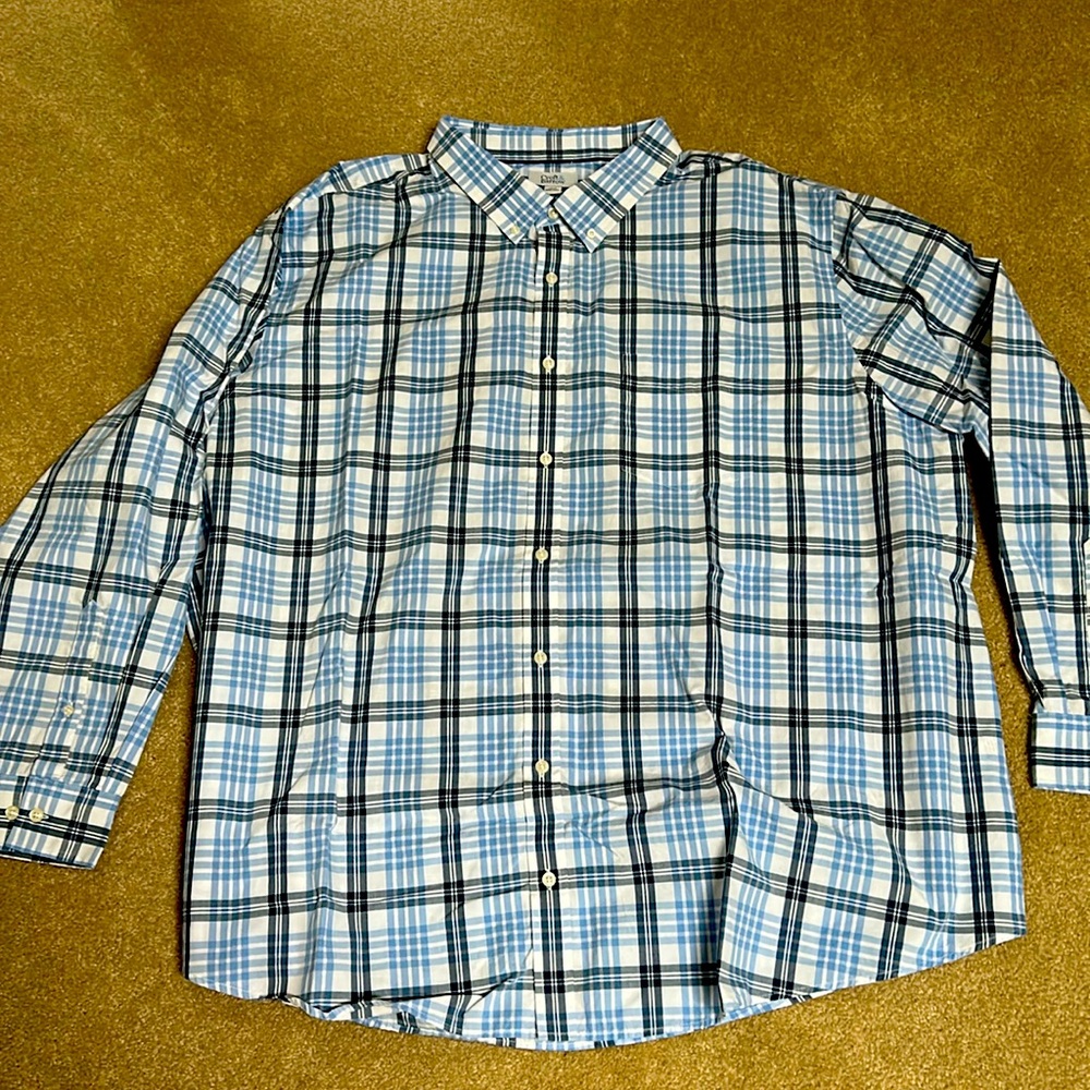 Croft & Barrow Casual Button Down Shirt Men's Size 4XB